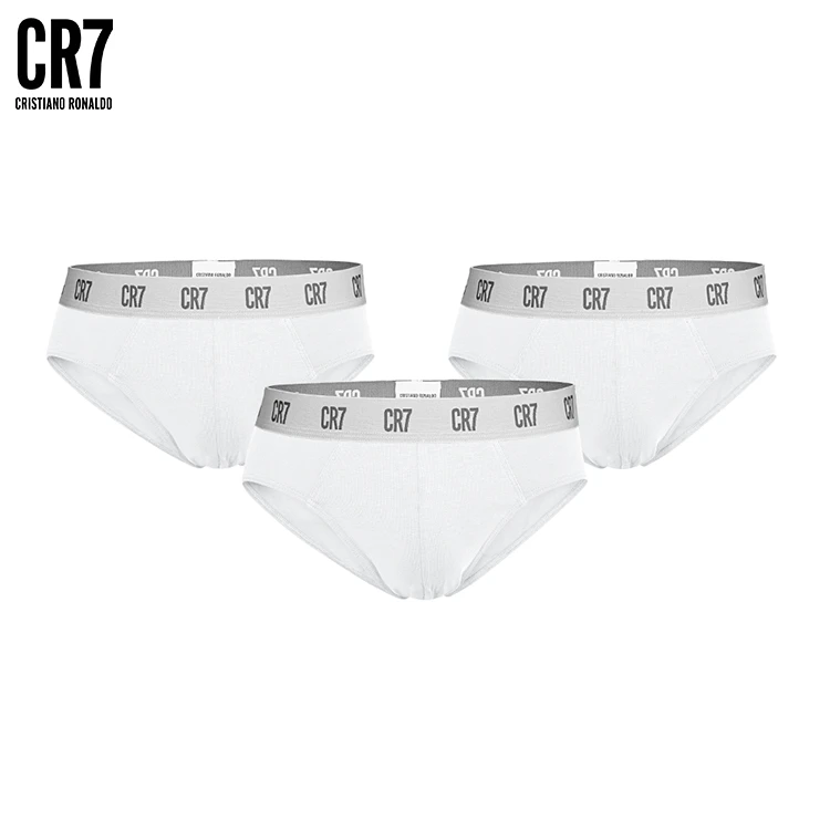 CR7正品男士内裤棉透气舒适三角内裤男3条装8100-66-100