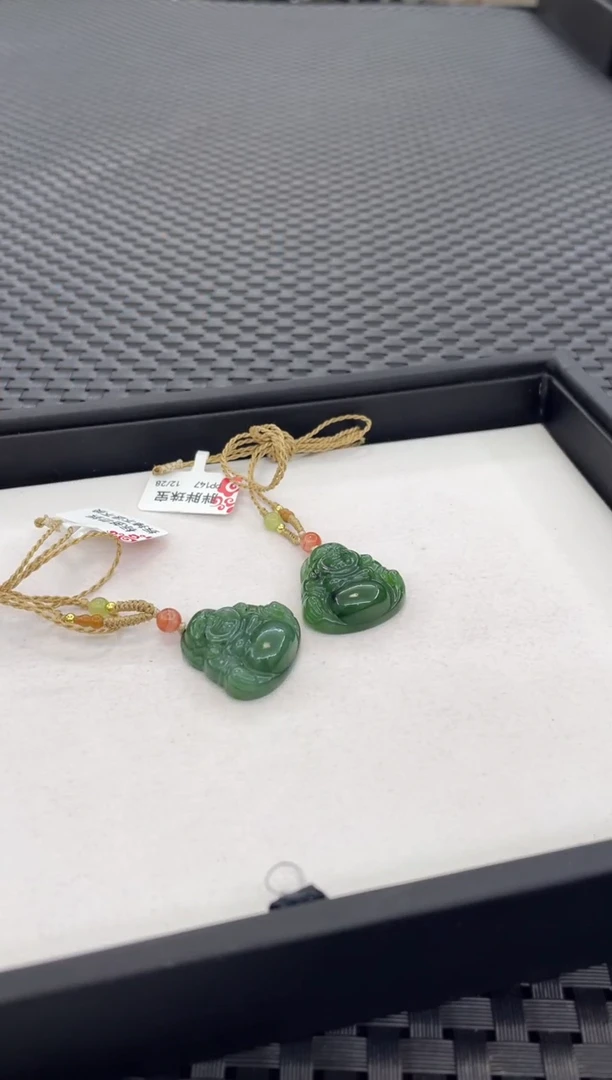 颈饰未镶嵌和田玉佛公有矿点（多样性发一件）PP147