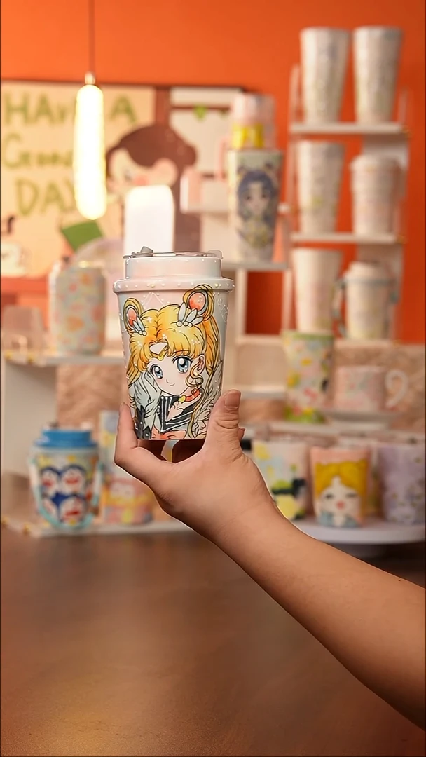 景德镇手工手绘文创陶瓷杯