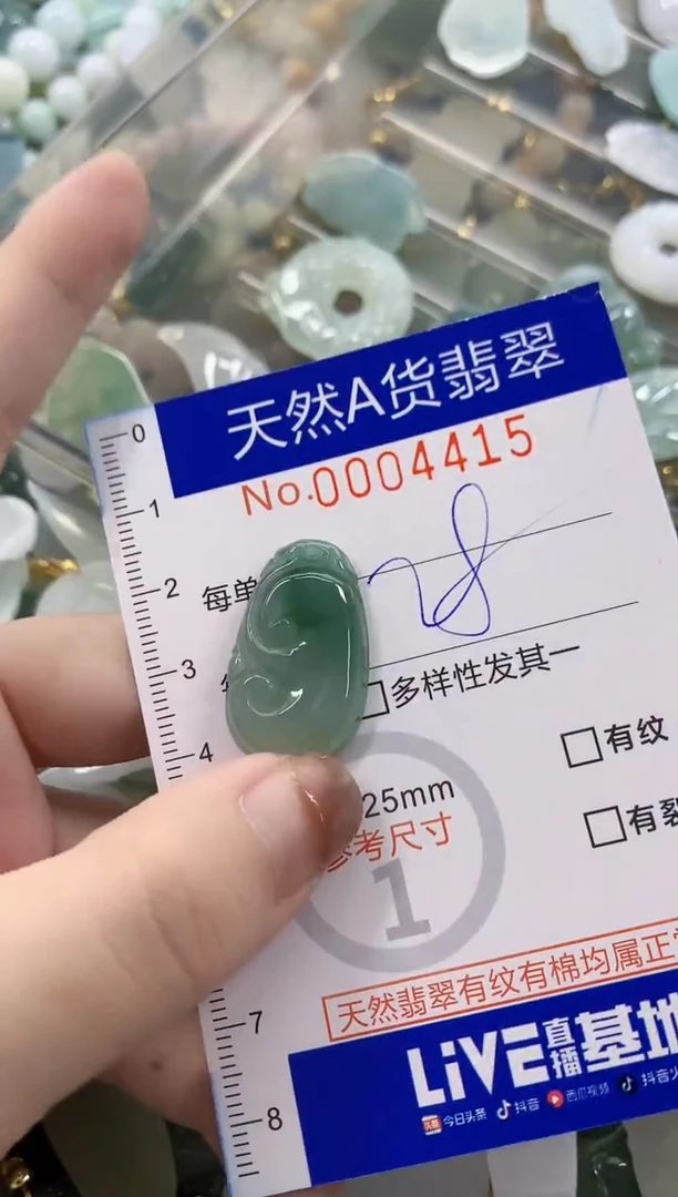 颈饰未镶嵌翡翠天然A货翡翠