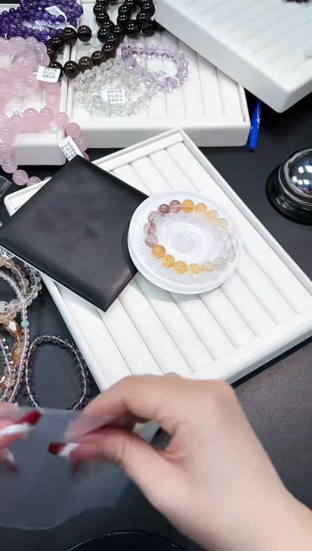 【闪购商品】水晶手串未镶嵌96d多样性发其一/1条默认微瑕