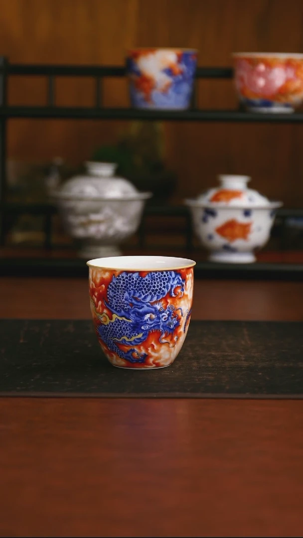 景德镇手工手绘的32