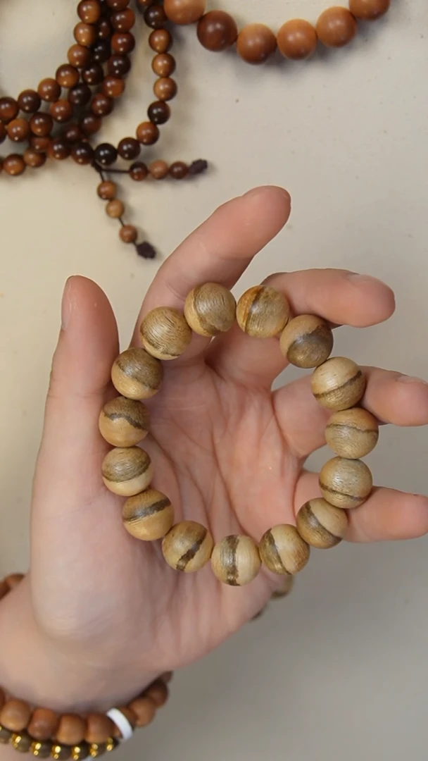 手串沉香加里曼丹沉香1.4圆珠多样式发其一