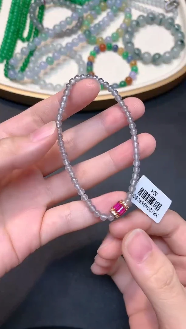 未镶嵌手串翡翠W776|2680