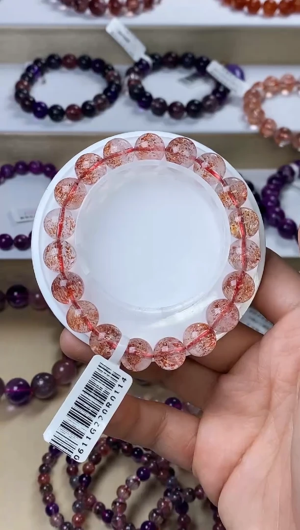 【闪购商品】水晶手链未镶嵌芬达金草莓10m+