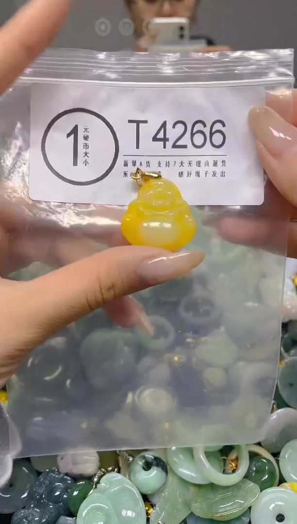 颈饰未镶嵌翡翠/ T /翡翠A货，一件也是批发价