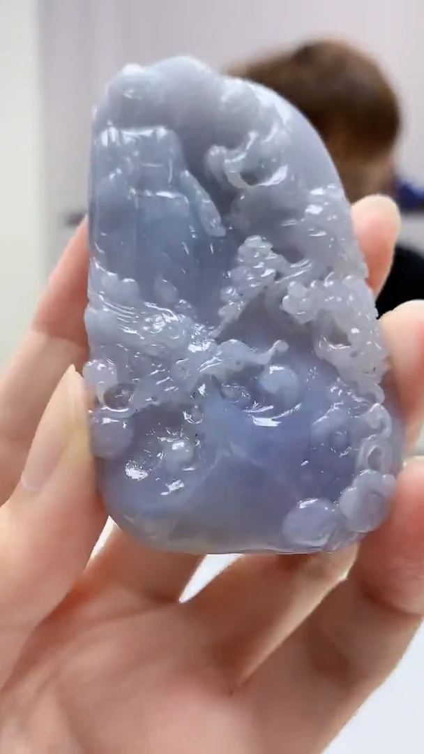 定制翡翠未镶嵌4868zm-毛货挂件106人物