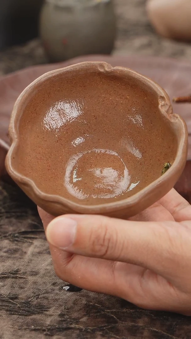 茶杯紫砂蛙鸣富贵紫砂2主人杯