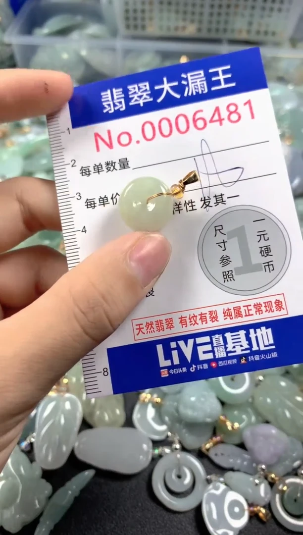 颈饰未镶嵌翡翠6481