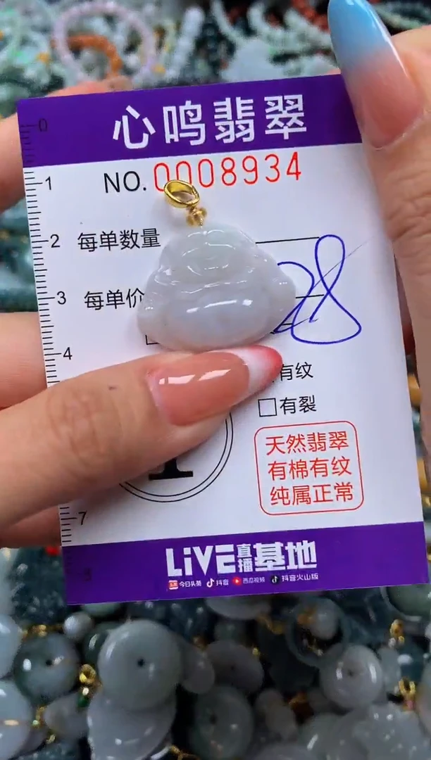 翡翠未镶嵌颈饰闪购008934
