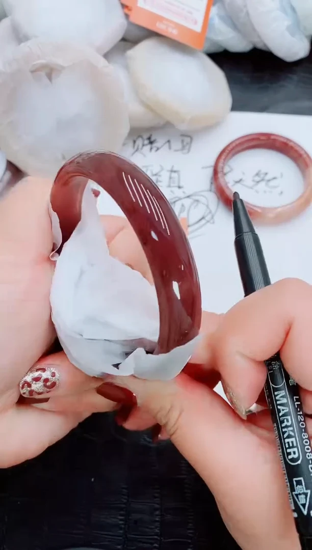 【闪购商品】石英质玉手镯未镶嵌S293-63-64