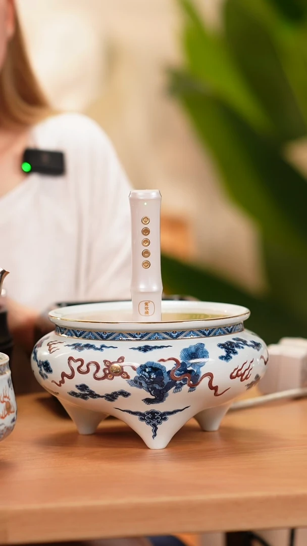 王****锦莺歌烧狮子绣球电陶炉