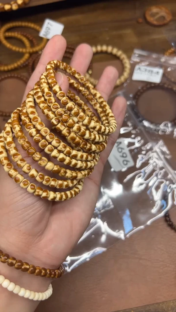 手串紫金鼠A696 5*6鼠尖纯肉 三花