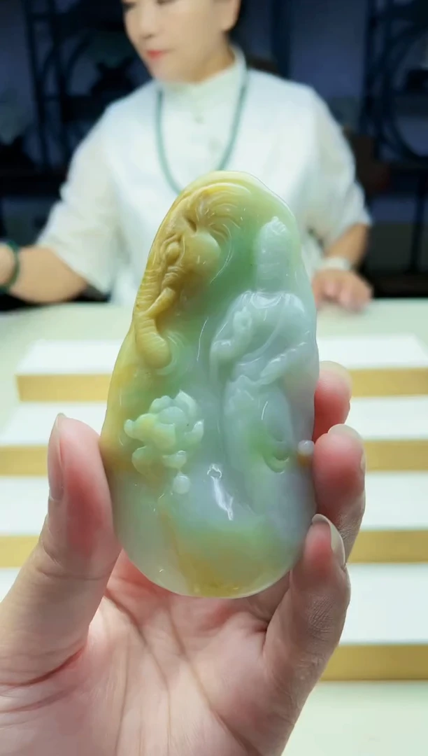 未镶嵌定制翡翠毛货09150094