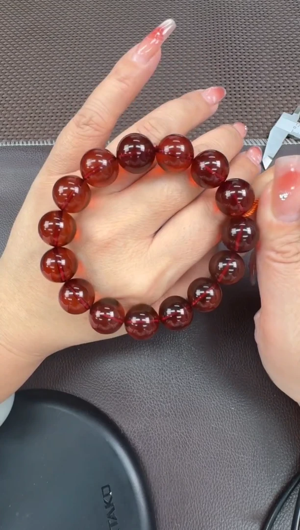 【闪购商品】琥珀裸石未镶嵌手串13-14