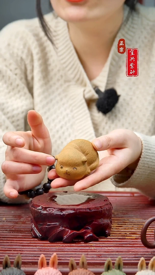 紫砂茶宠宜兴紫砂茶宠摆件