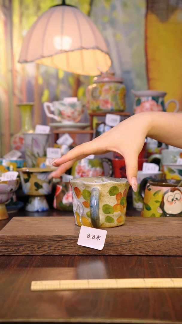 摆件泥垚手作 景德镇手工手绘器物