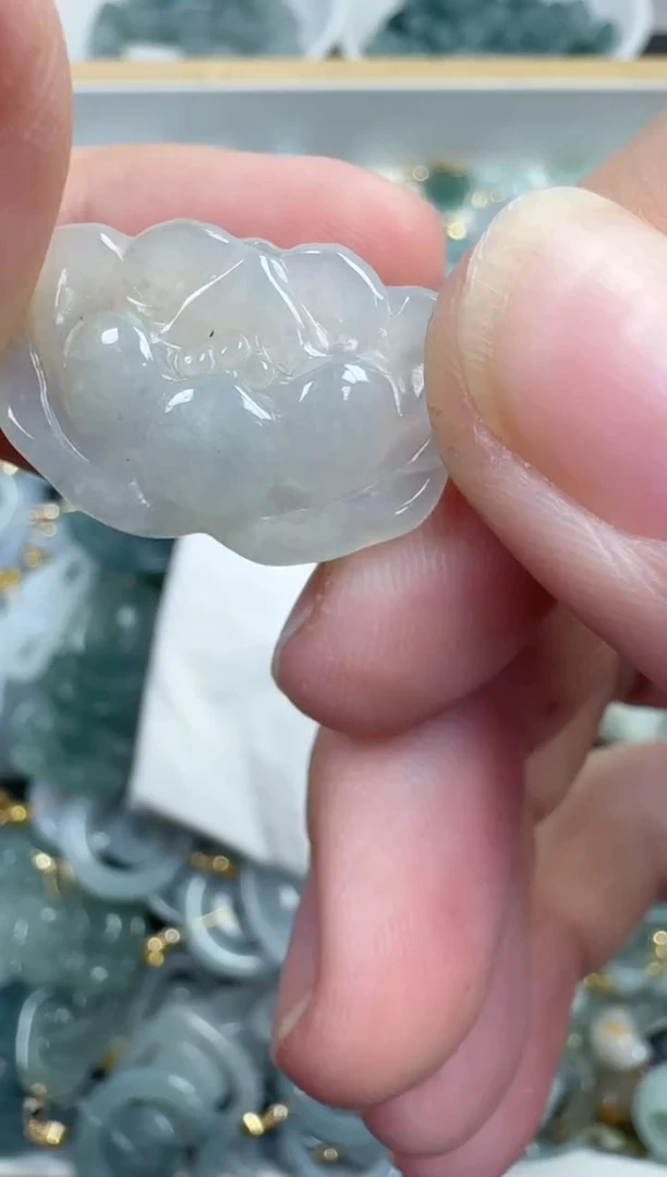 散珠翡翠54号，A货翡翠