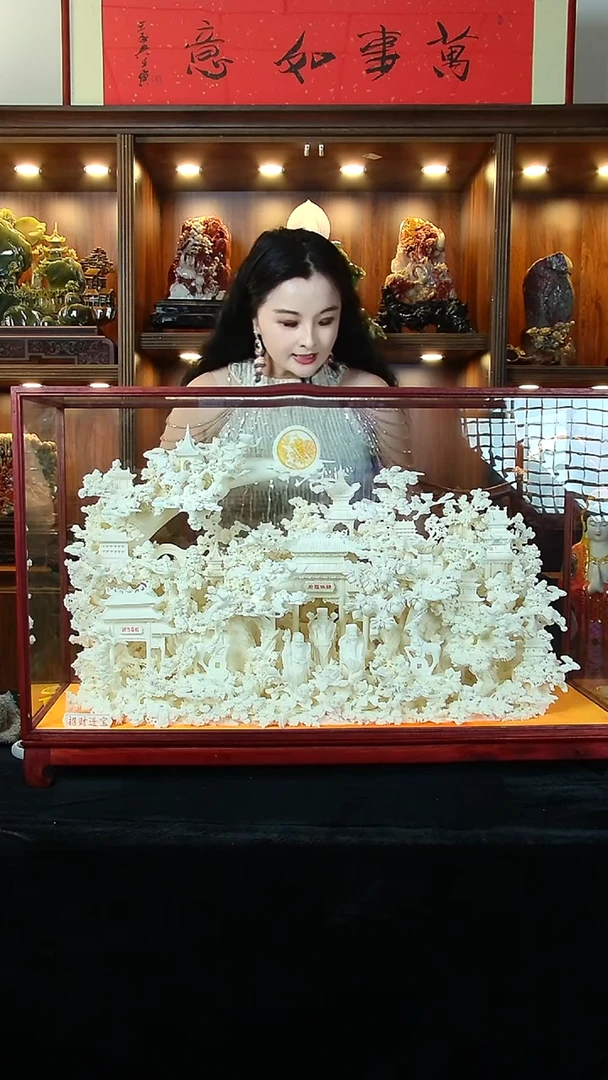 玉家居摆件雕刻摆件手工雕刻