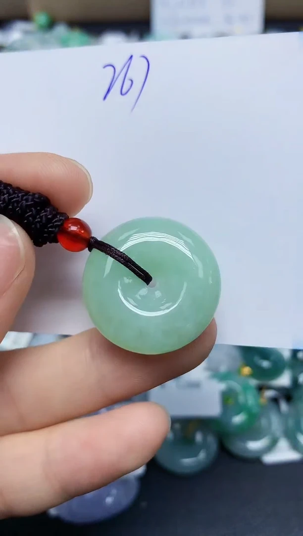 颈饰未镶嵌翡翠天然缅甸翡翠A货翡翠百元以上9元证书费自理