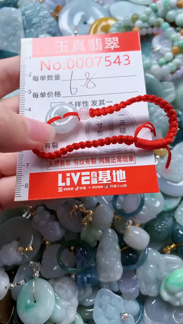 翡翠未镶嵌吊坠(不含链)7543