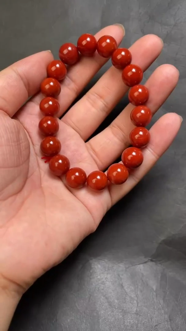 南红玛瑙119未镶嵌手串