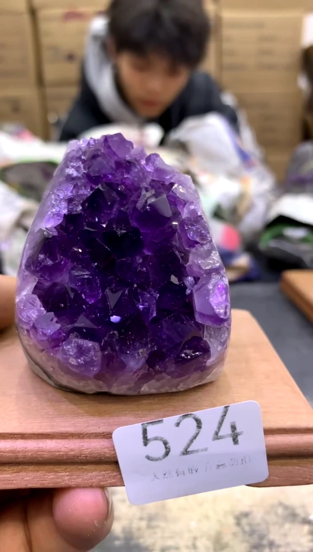 【闪购商品】水晶摆件未镶嵌天然紫水晶摆件524