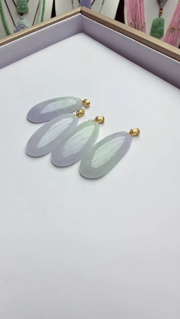 翡翠18K金镶嵌颈饰多样性发其一