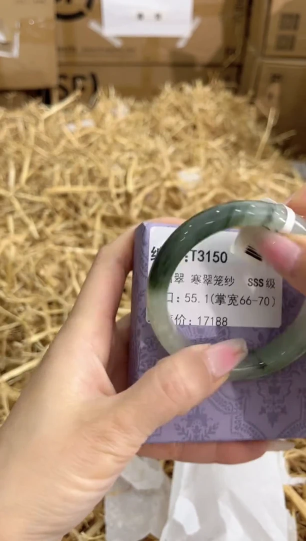 未镶嵌手镯石英质玉T3150