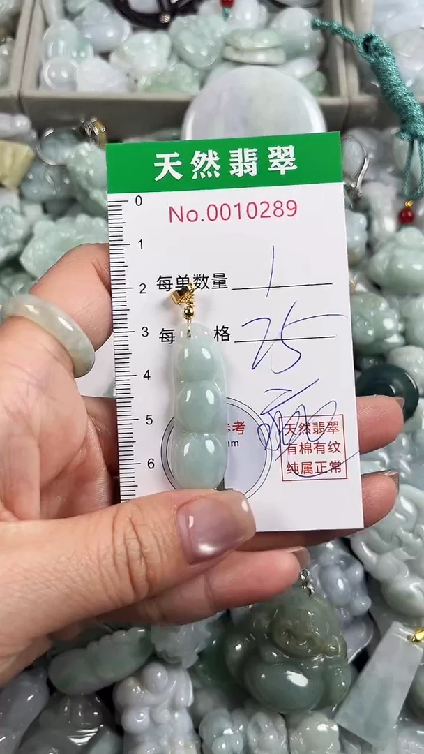 翡翠未镶嵌吊坠(不含链)0289