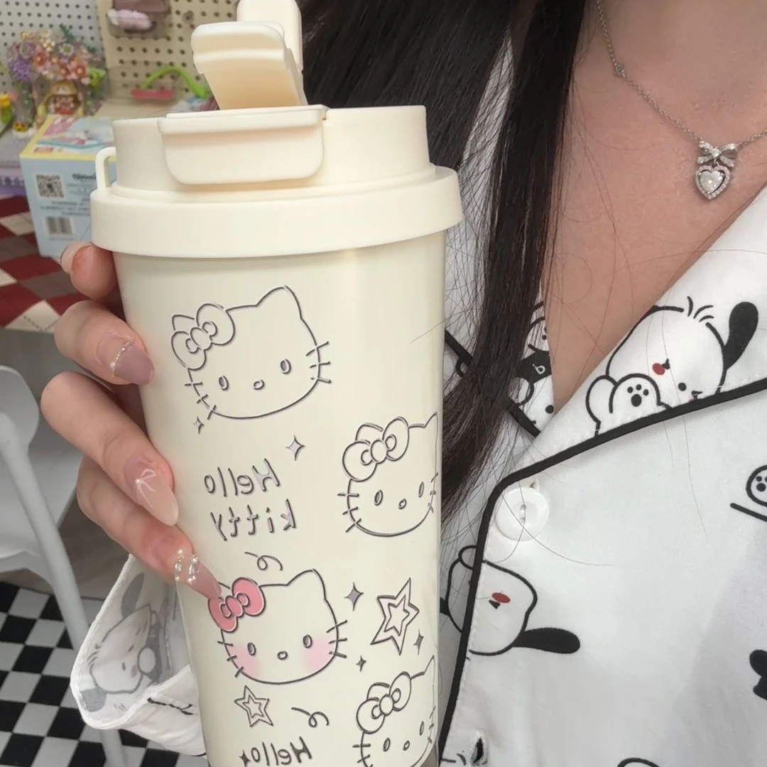【维霓】网红可爱KT猫水杯大容量便携水杯保温情侣礼物夏日