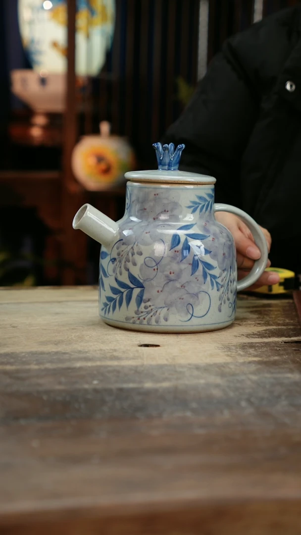 【闪购商品】瓷片景德镇纯手工釉下彩精品花瓶