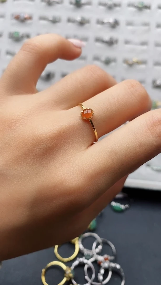 【闪购商品】翡翠戒指未镶嵌缅甸翡翠