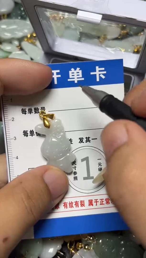 颈饰未镶嵌翡翠天然A货翡翠