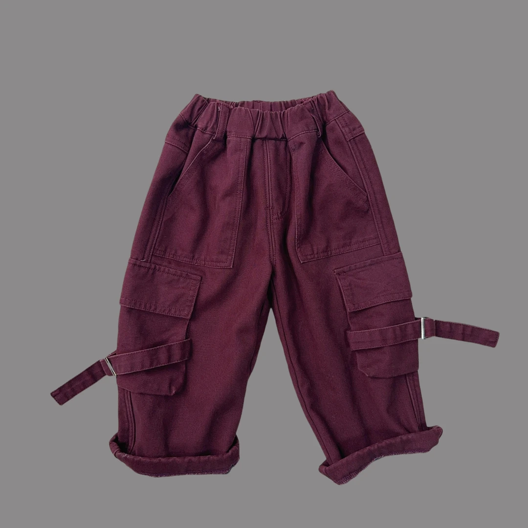 【棉逗熊品牌冬季】2024新款冬季时尚酷帅休闲百搭裤子-12153