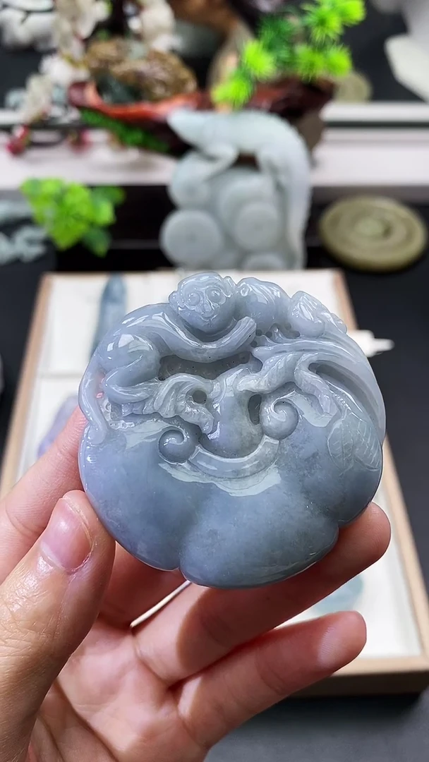 颈饰未镶嵌翡翠天然缅甸A货翡翠