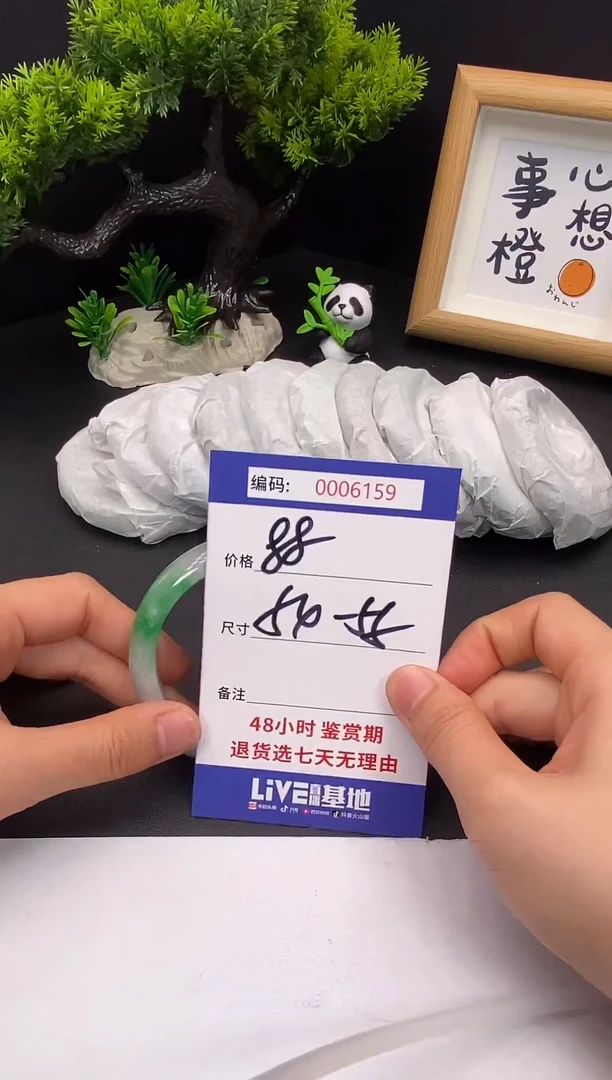 未镶嵌手镯翡翠0006159