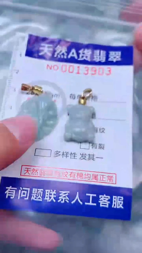 吊坠(不含链)未镶嵌翡翠1