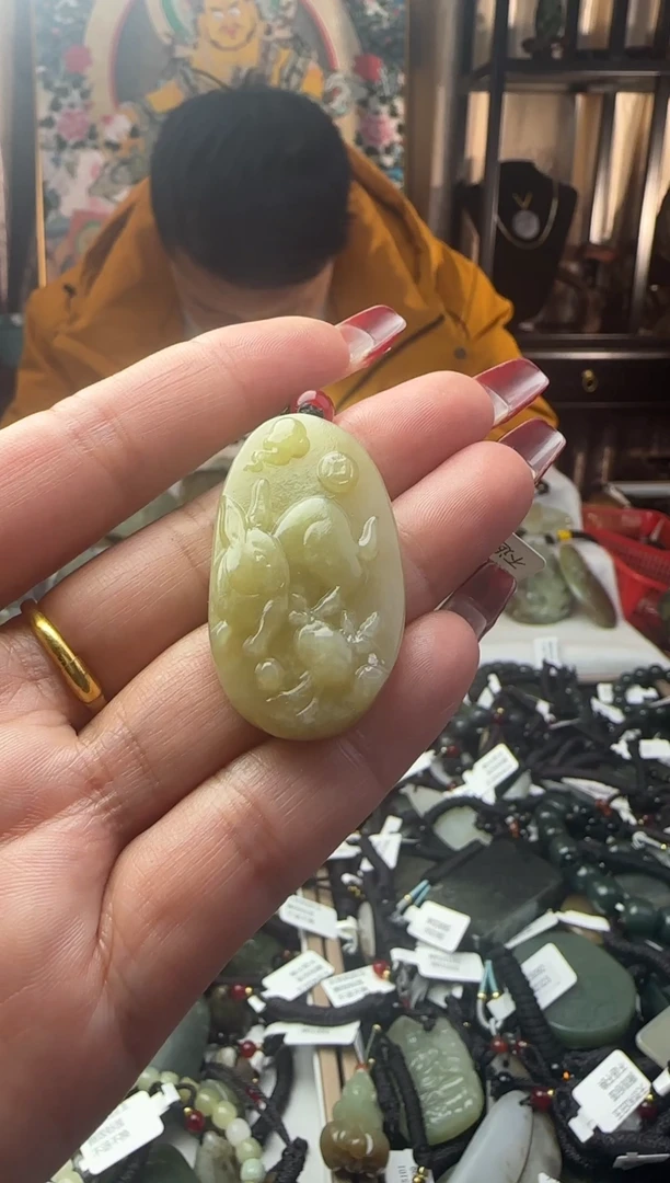 颈饰未镶嵌和田玉465