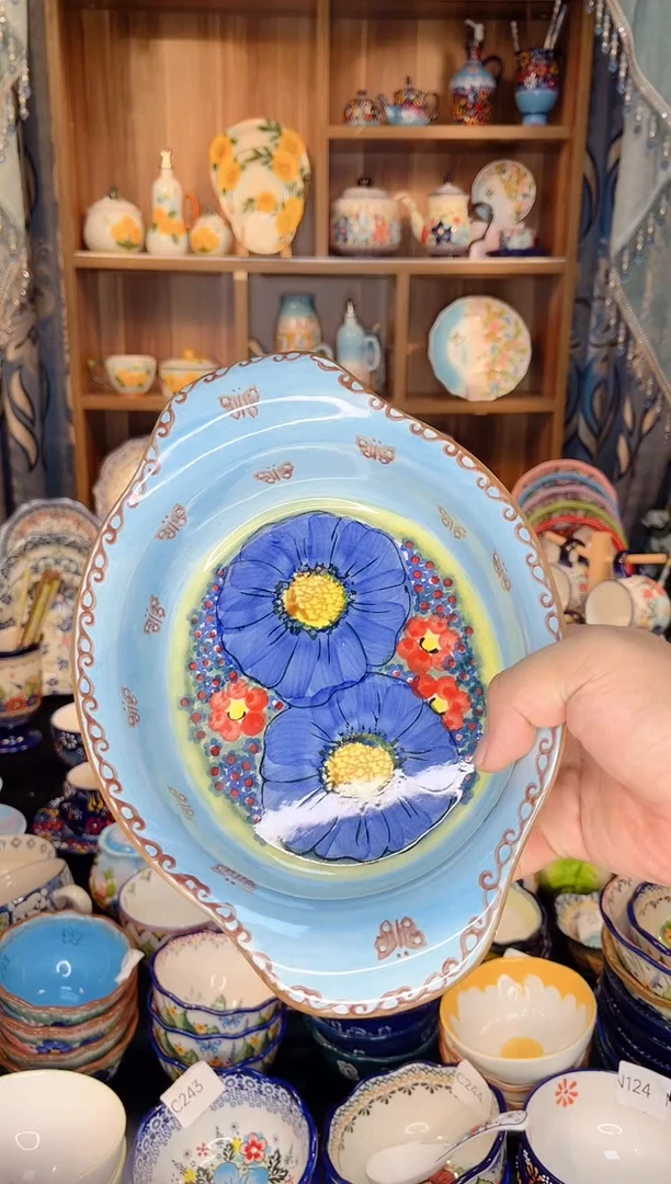 瓷釉下彩系大烤盘釉下彩微瑕