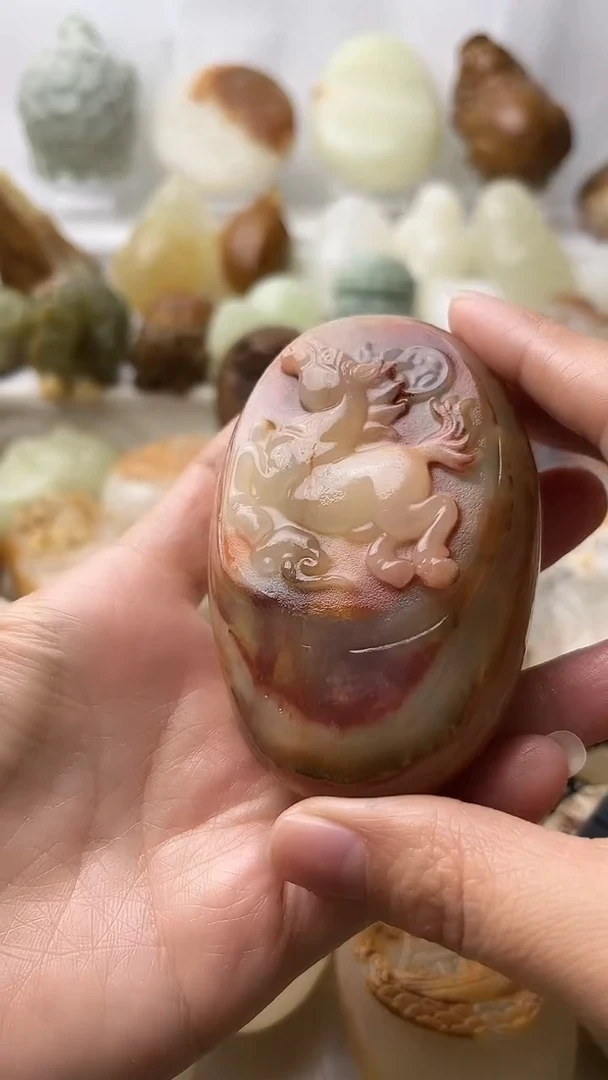 石材古青石棉纹正常不退换马微瑕