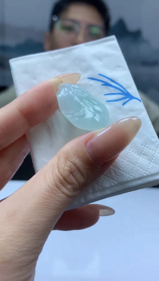 【闪购商品】定制翡翠未镶嵌006ee-毛货叶子9