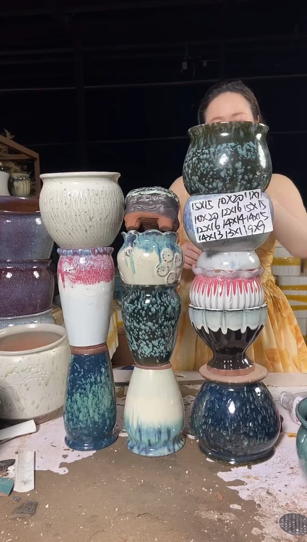 宜兴紫砂花盆盆新套一一