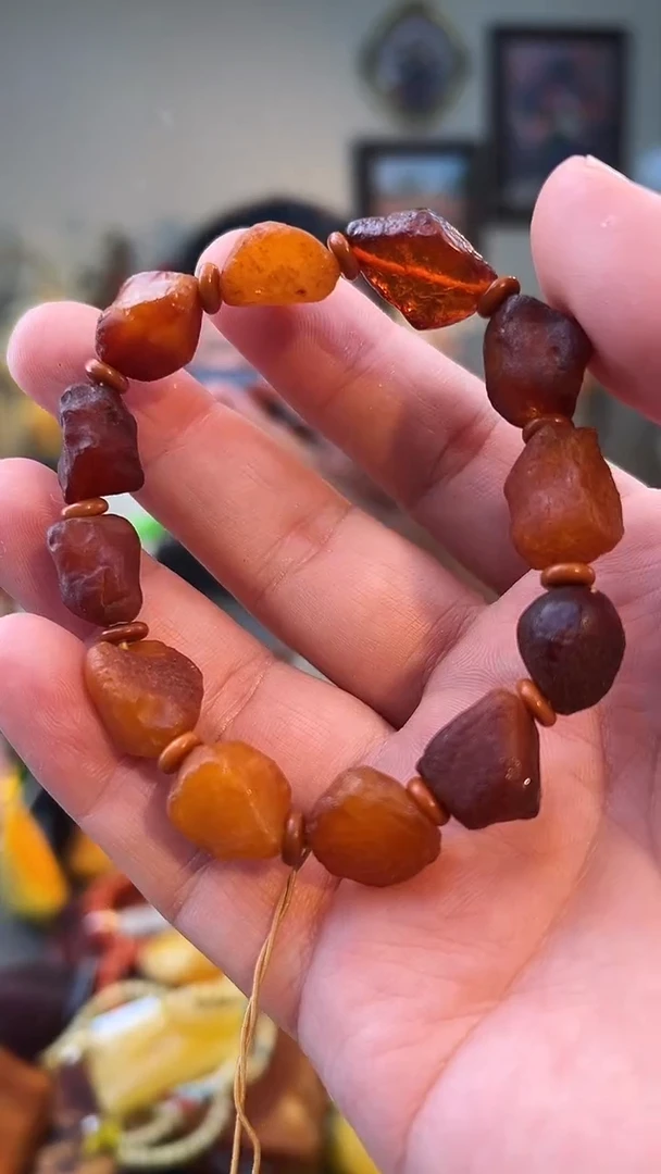 手串琥珀未镶嵌手串