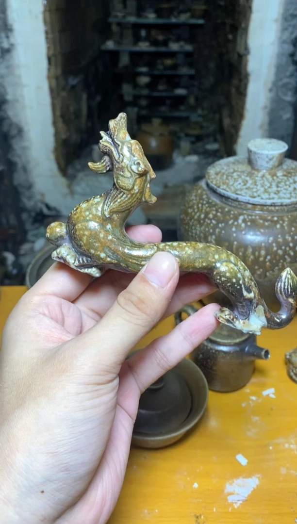 阿*奢瓷/瑞寅柴烧茶器（茶宠）912