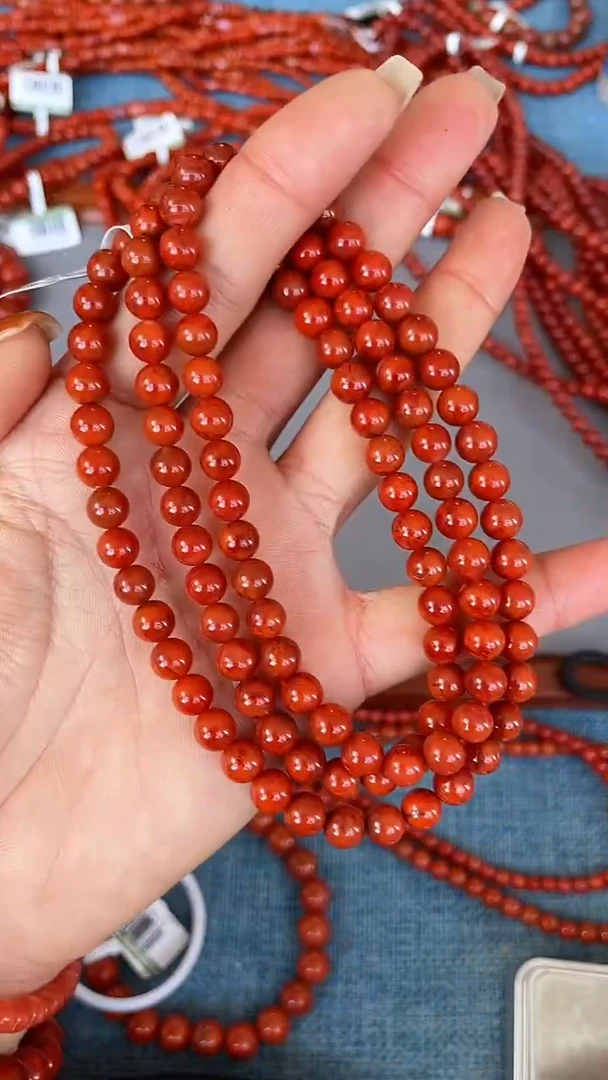 未镶嵌手串南红玛瑙N37凉山瓦西料满肉妖火焰多圈