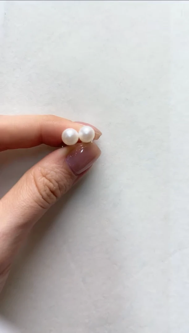 【闪购商品】海水珍珠耳饰银S925镶嵌ap6451