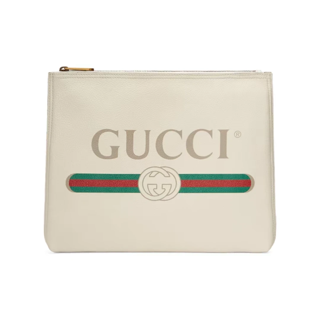 未使用 GUCCI/古驰 古驰白色手拿包/A91
