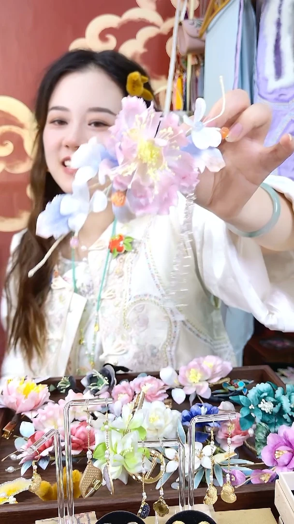 纯铜合金琉璃非遗绒花~