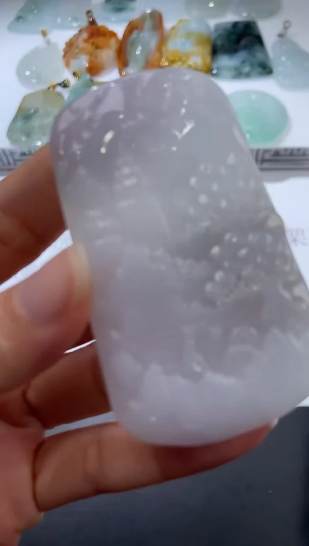 未镶嵌挂件翡翠374673   多人